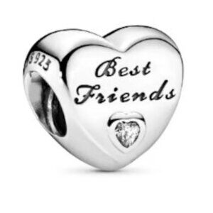 Sterling Silver Best Friends Charm